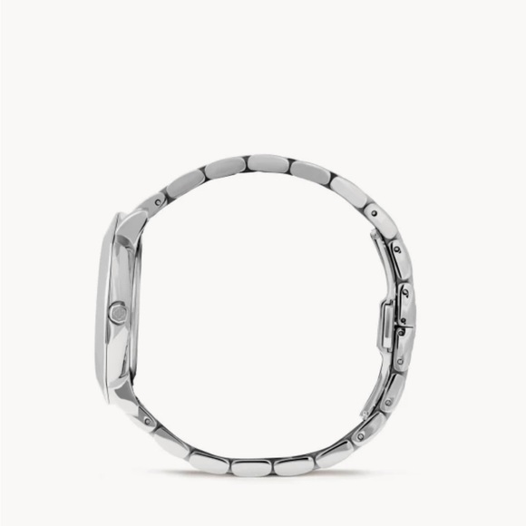 NWT Kendra Scott Dira Two Tone Stainless Steel 38mm Diamond Dial - Picture 3 of 4